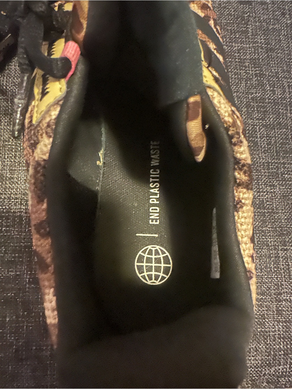 adidas Kids Leopard Print Racer TR21 Lace Up Sneakers - Picture 6 of 9